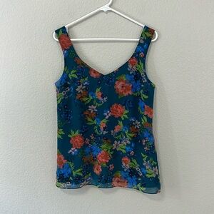 CAbi Floral Top Size Small